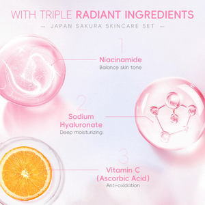Niacinamide+ sodium hyaluronate +vitamic C kit
